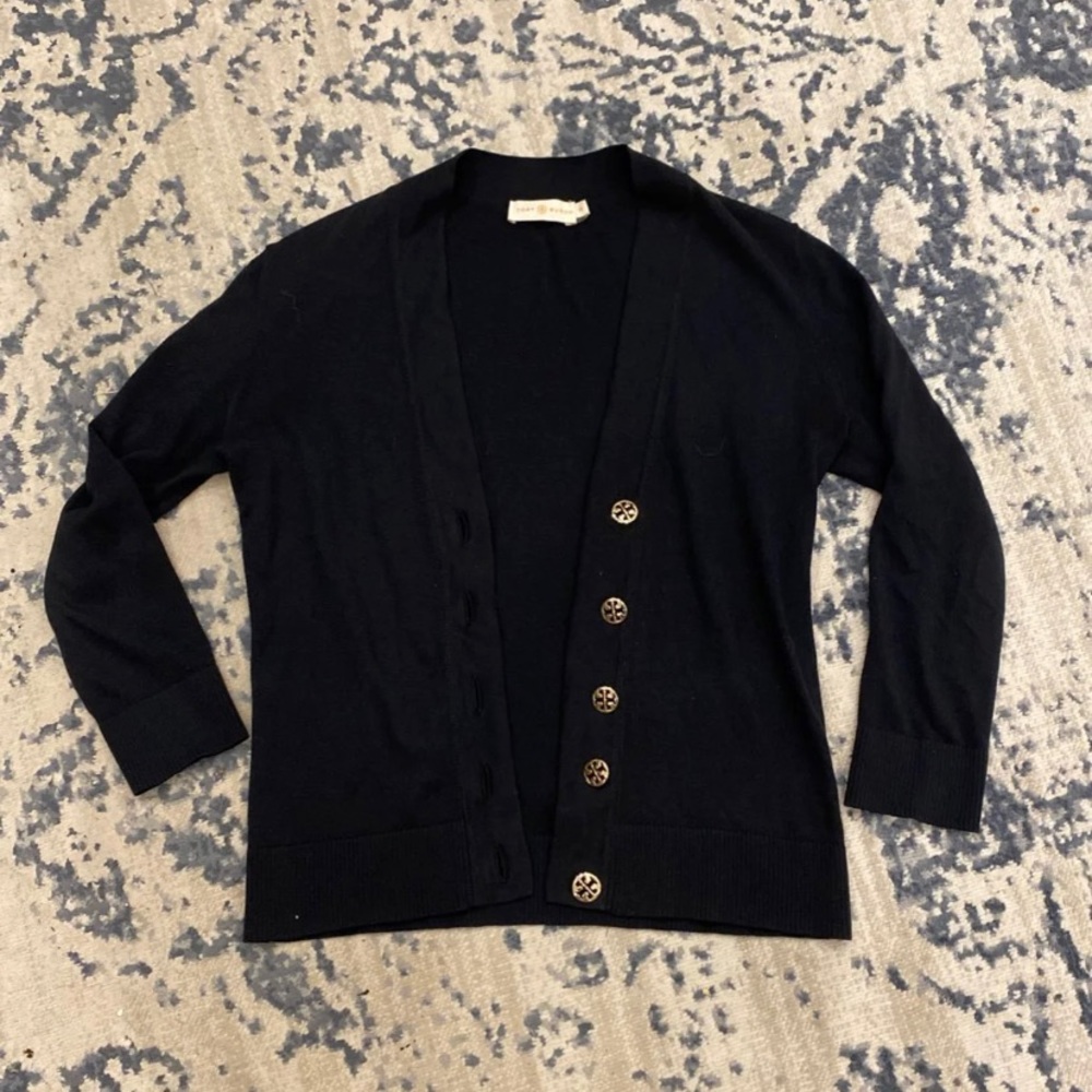 Tory Burch Black Cardigan